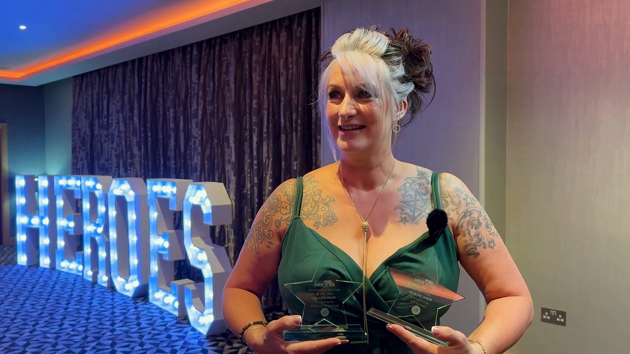 Hero of heroes winner Elaine Mair
