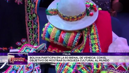 Entrevista Gabriela Saraavia - Bolivia- CULTURA EDICIÓN CENTRAL 25-04-2024 Bienal de Venecia 60° Edición