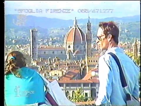 Rarissime immagini di Firenze. Forte di Belvedere, Lungarni, Ponte Vecchio e Piazza signoria.  1988