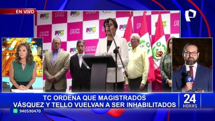 TC anula resolución de reincorporación de Aldo Vásquez e Inés Tello en la JNJ