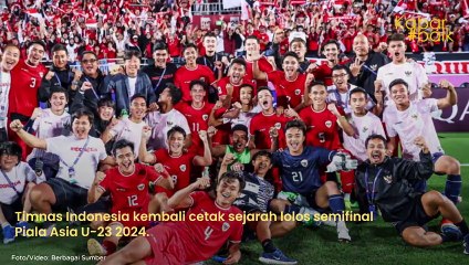 DEG-DEGAN! INDONESIA LOLOS SEMIFINAL PIALA ASIA U-23 2024, USAI PENALTI DENGAN SKOR 11-10 KALAHKAN KOREA SELATAN