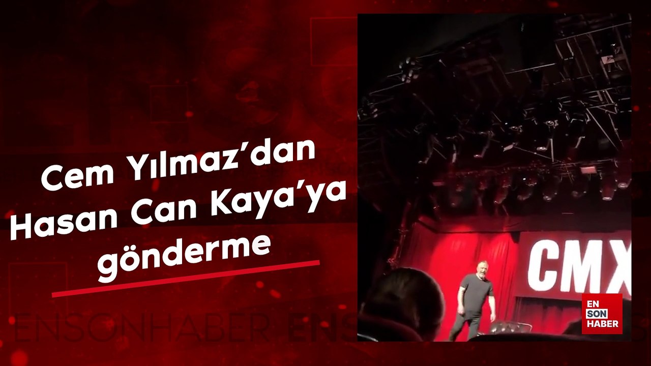 Ünlü komedyen Cem Yılmaz'dan Hasan Can Kaya'ya gönderme