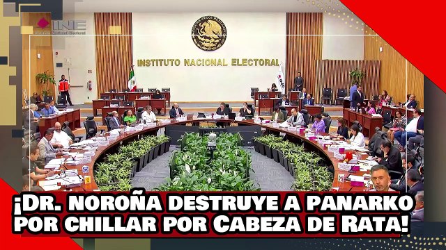 ¡VEAN! ¡Noroña destruye a panarko por chillar por la cepillada de su narko candidato Cabeza de Rata!
