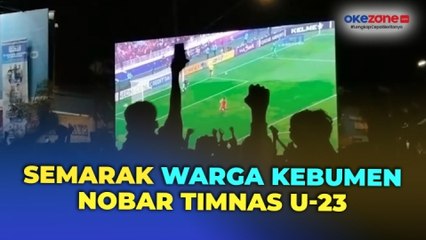 Melihat Semarak Warga Kebumen Sambut Kemenangan Timnas Indonesia U-23