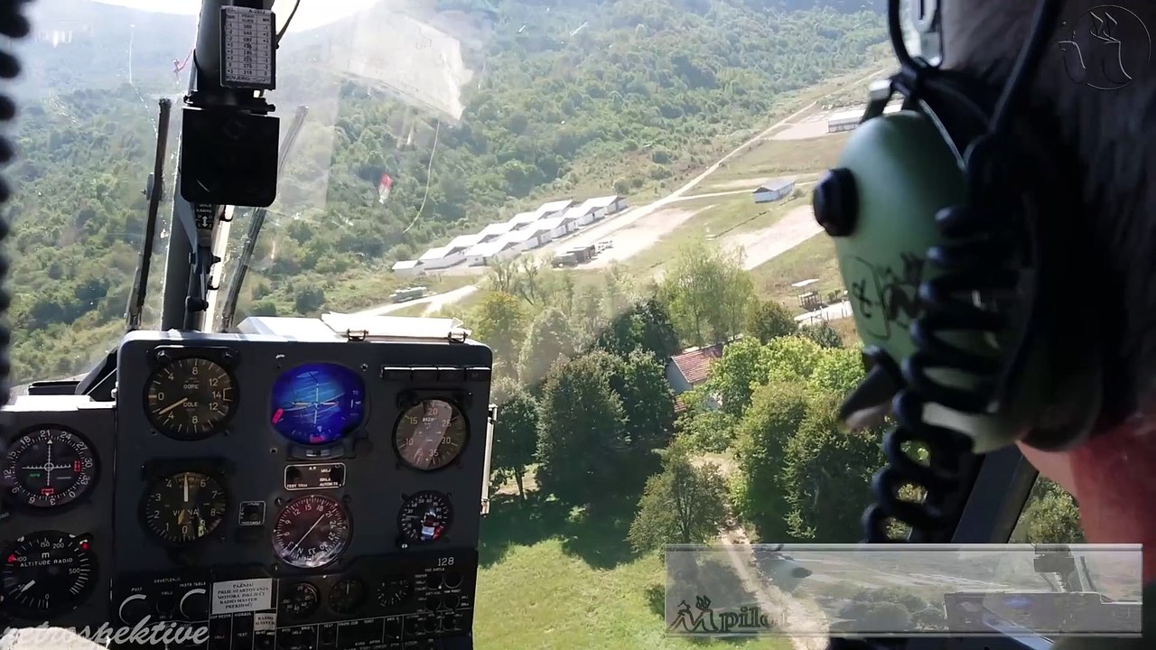 emGAZELA H-45 (SA342) Soko - Poligon Kontejnersko Manjača MAP 2023