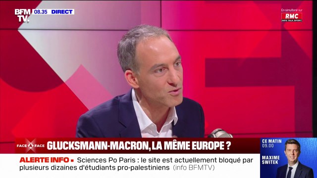 Notre Europe est mortelle : pour Raphaël Glucksmann, Emmanuel Macron a raison