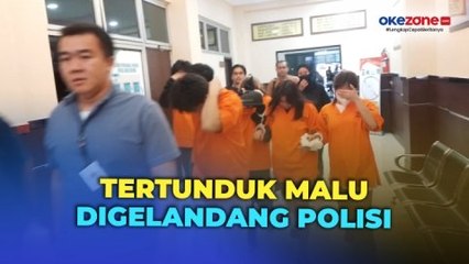 Selebgram Chika Cs Digelandang Polisi Menuju Pusat Rehabilitasi Lido