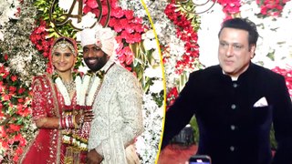 भांजी Arti Singh को शादी में आशीर्वाद देने पहुंचे मामा Govinda, पर नहीं आई मामी