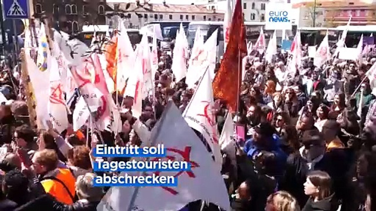 Venedig: Proteste gegen 5 €-Eintrittsgebühr