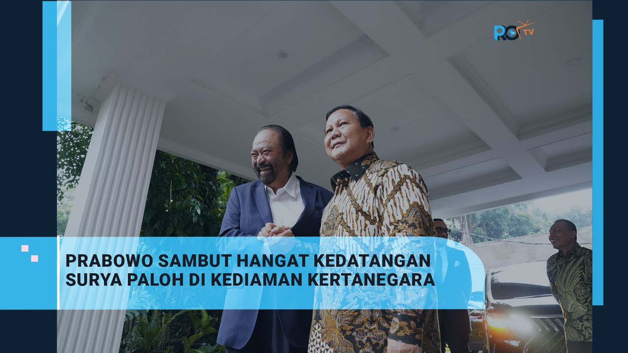 Prabowo Sambut Kedatangan Surya Paloh