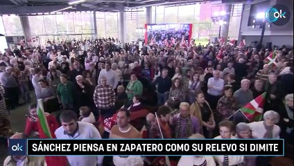 Sánchez piensa en Zapatero como su relevo si dimite