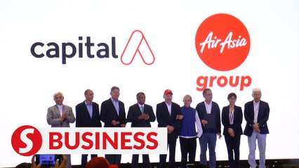 Скачать видео: Fernandes: AirAsia Group to be listed on Bursa Malaysia in September