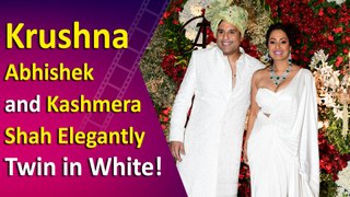Arti Singh wedding: Krushna Abhishek-Kashmera Shah twin in White outfits