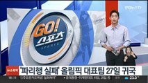 '파리행 실패' 올림픽 대표팀 27일 귀국