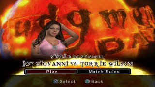 Joy Giovanni vs Torrie Wilson Single