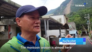 Hualien Residents Worry About Landslides After Earthquake