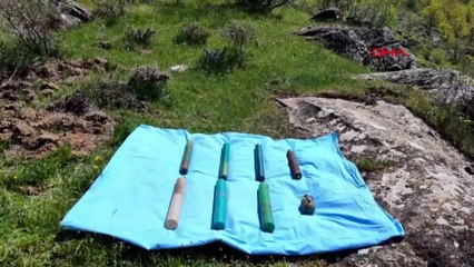 Bitlis'te teröristlere ait patlayıcı ele geçirildi
