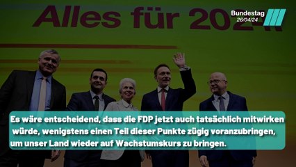 Entscheidende Stunde für die FDP: Wird sie unser Land voranbringen ?