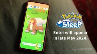 Pokemon Sleep Official Entei Reveal Trailer