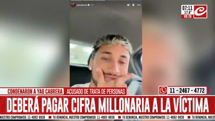 Yao Cabrera fue condenado a cuatro años de prisión por trata de personas
