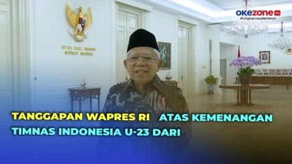 Wapres Ma'ruf Amin Sebut Timnas U-23 Punya Mental Juara, Doakan Menang di Semifinal Piala Asia