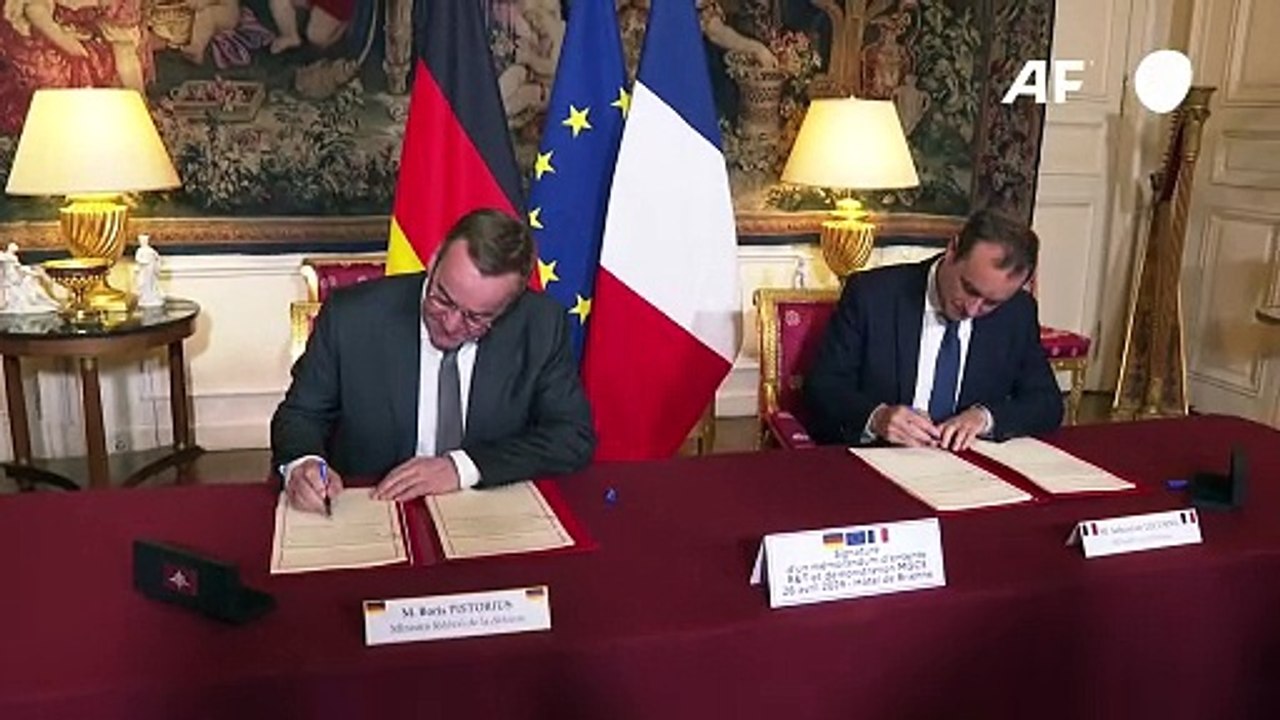 Abkommen über deutsch-französischen Kampfpanzer unterzeichnet