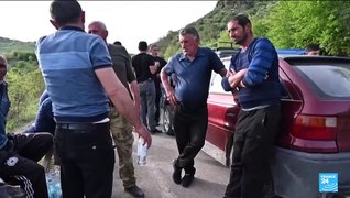 Des Arméniens bloquent des routes pour protester contre le transfert de terres à l'Azerbaïdjan