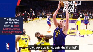 'Winning is a lifestyle' - Jokic's Nuggets take 3-0 lead over Lakers