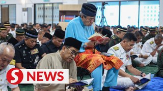 Sultan of Selangor joins 3,000 in special prayer for 10 copter crash victims