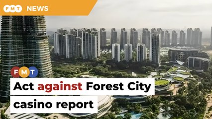 Act against ‘casino for Forest City’ report, says Anwar