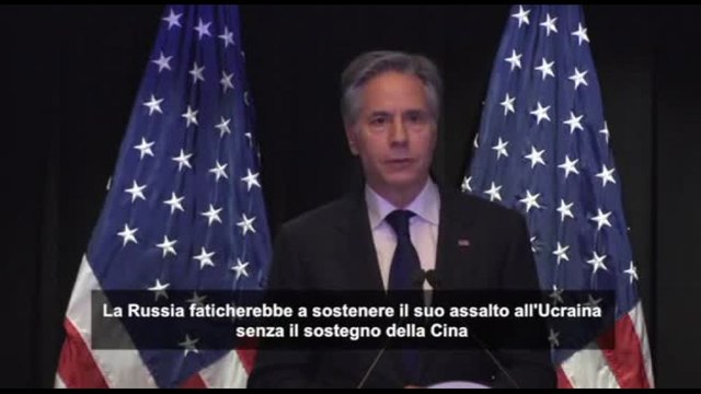 Blinken: il sostegno della Cina essenziale per la Russia in Ucraina