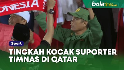 Tingkah Kocak Supporter Timnas Saat Nonton Langsung Indonesia vs Korea Selatan, Stadion Sampai 'Dijaga' Hansip