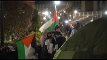 Alla Columbia University tensione per il sit-in pro palestinesi