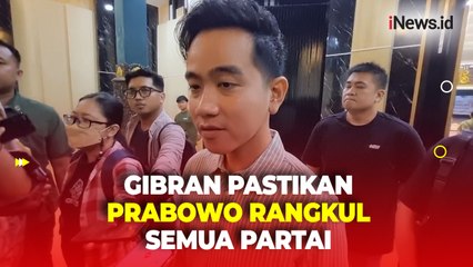 PDIP Belum Bertemu Prabowo, Gibran Pastikan Rangkul Semua Pihak