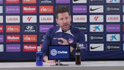 Rueda de prensa de Simeone, previa al Atlético de Madrid vs. Athletic Club