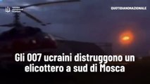 Gli 007 ucraini distruggono un elicottero a sud di Mosca