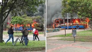 Conductor del bus del SITP quemado contó detalles de lo sucedido