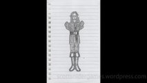 Soldier Pencil Sketch Video #100 (04-26-2024)