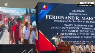 Marcos inaugurates new Batangas port