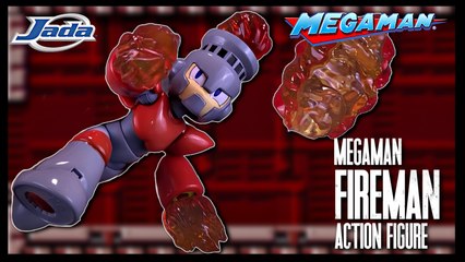 Jada Toys Mega Man Fire Man 1:12 Scale Action Figure