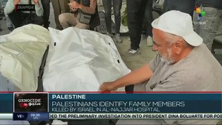 Palestine: dead identified in Al-Najjar hospital