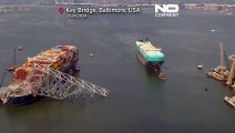 السفن التجارية تبدأ بالعبور عبر قناة مؤقتة بعد انهيار جسر بالتيمور في أمريكا