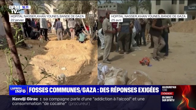 Une enquête indépendante après la découverte de fosses communes dans les deux principaux hôpitaux de la bande de Gaza