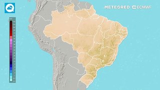 Previsão de chuvas no Brasil no final de semana