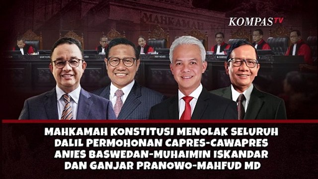 Poin-Poin Putusan Mahkamah Konstitusi Tolak Gugatan Sengketa Pilpres 2024 - INFOGRAFIS