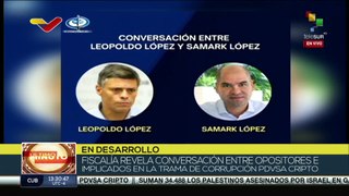 Fiscalía mostró audios entre Leopoldo López, Samark López y Vecchio