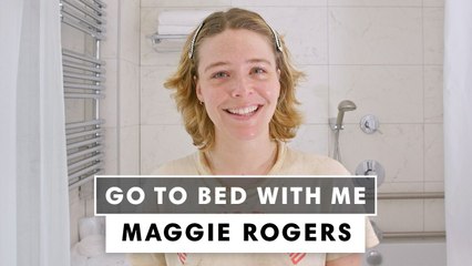 Maggie Rogers on French Skincare Products She Swears By | Go To Bed With Me | Harper's BAZAAR