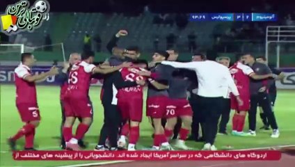 گل پنجم بازی آلومینیوم و پرسپولیس