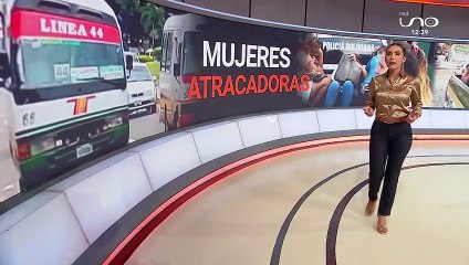 Policía aprehende a mujeres atracadoras en los micros