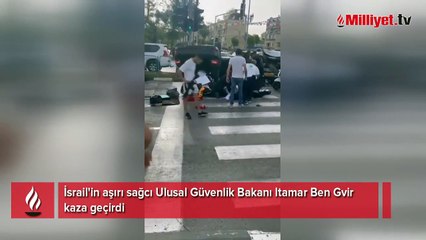 İsrailli Bakan Ben Gvir kaza geçirdi